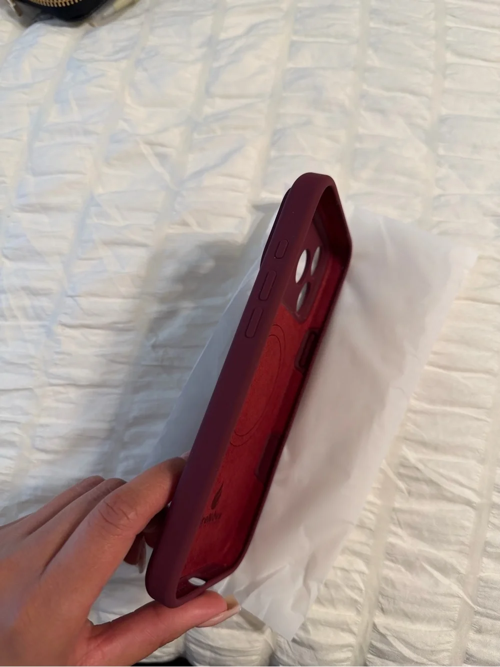 Silicone Protective Phone Case - Burgundy